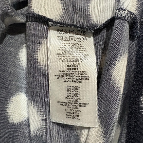 Michael Kors, Polka Dot T-Shirt, Small, Navy And White - Picture 7 of 8